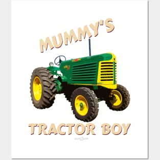 Mummy's tractor boy Posters and Art